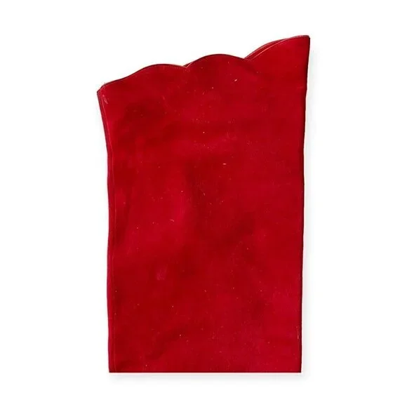 Vintage Yves Saint Laurent red suede long boots, Size 7 - Picture 15 of 15